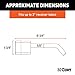 CURT 23021 Trailer Hitch Lock, 5/8-Inch Pin Diameter, Fits Most 3-Inch Receivers
