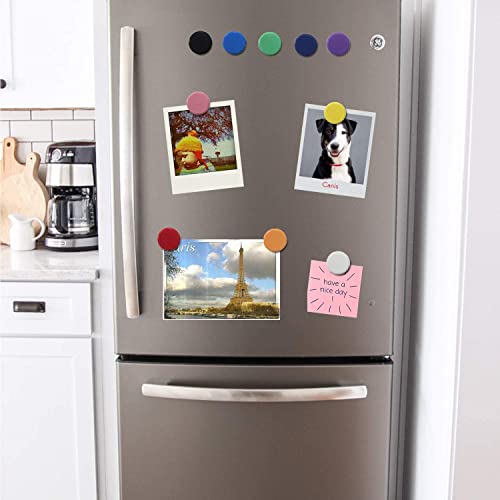 Qualsen Fridge Magnet, 20 Pack Refrigerator Magnets, Heavy Duty Magnet Whiteboard, Locker Magnets, Office Magnets (10 Colors,Plain) #TOP4