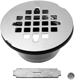Brass Compression Shower Drain - Satin Nickel