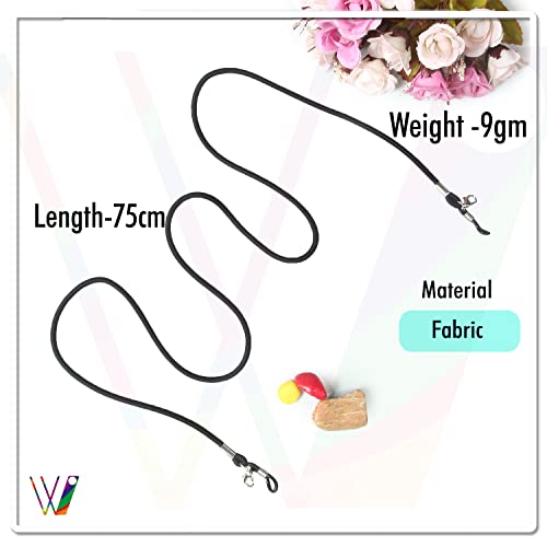 Image of Unisex Spec Holder Hook & Loop Anit Slip Eyewear Lanyard Fabric Strap Chain