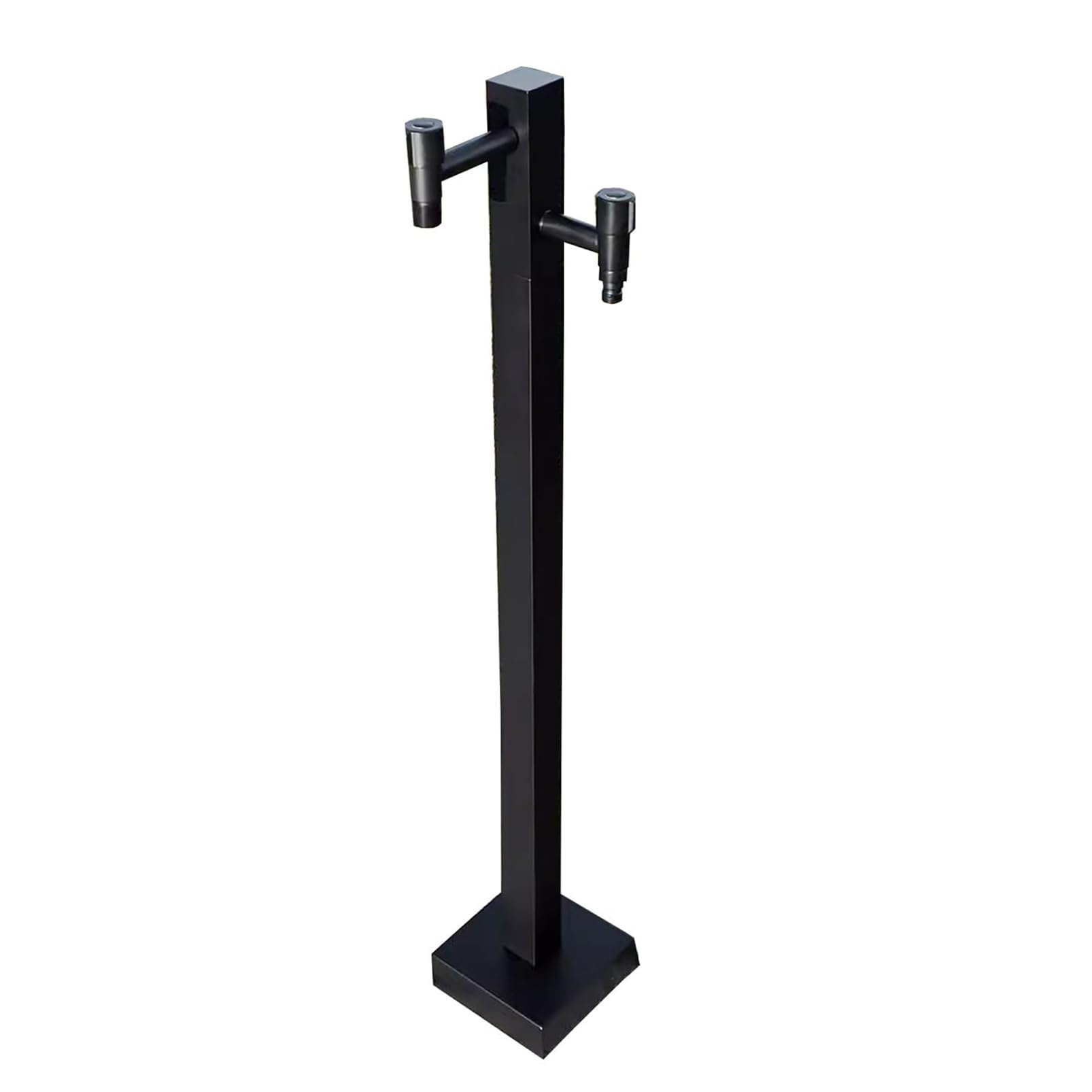 BHGFYXBS Outdoor Faucet Vertical Garden Water Column, Stainless Steel Freestanding Hose Stand Garden Water Column With Faucet, Garden Water Fountain Column For Irrigation/Watering,E-98 * 15cm