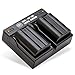 BM Premium Pack of 2 EN-EL15 Batteries and USB Dual Battery Charger Kit for Nikon D7500, 1 V1, D500, D600, D610, D750, D800, D810, D810A, D850, D7000, D7100, D7200 Digital SLR Cameras