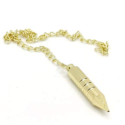 Kit Pendulo para Radiestesia e Radiônica Dourado