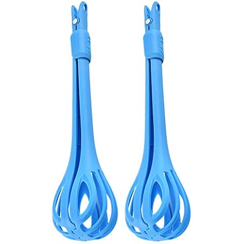 YARNOW 2 in 1 Schneebesen Brotklammer Hand Eiermischer Kunststoff Schneebesen Schneebesen Mixer Multifunktionales Küchenwerkzeug 2St Cover