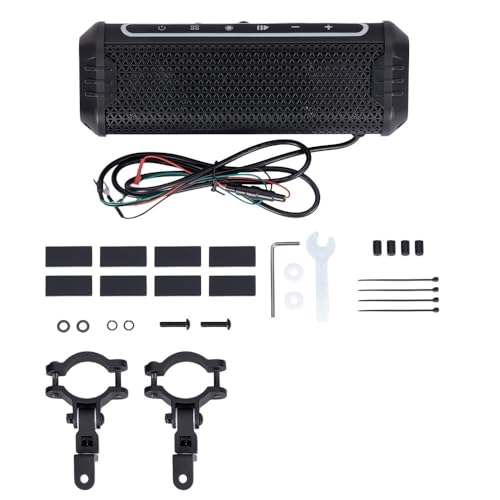 Parlante para Manubrio de Motocicleta con Led y AUX