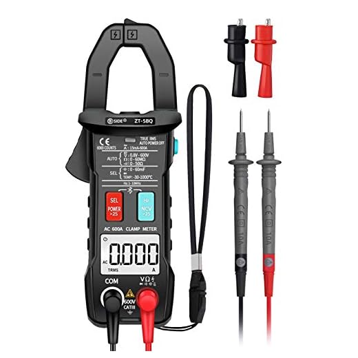 ZT-5BQ 6000 Contagens Teste NCV de Alta Precisão Alicate Amperímetro Inteligente Digital com Função BT Multímetro True RMS Tipo Alicate