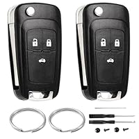 2 Stück Autoschlüssel Gehäuse 3 Tasten Kompatibel für O-pel Insignia Astra J Adam Zafira Tourer C Mokka Meriva Movano Corsa E Cascada Karl Vauxhall Fernbedienung Klapp Schlüssel Auto Schlüsselgehäuse