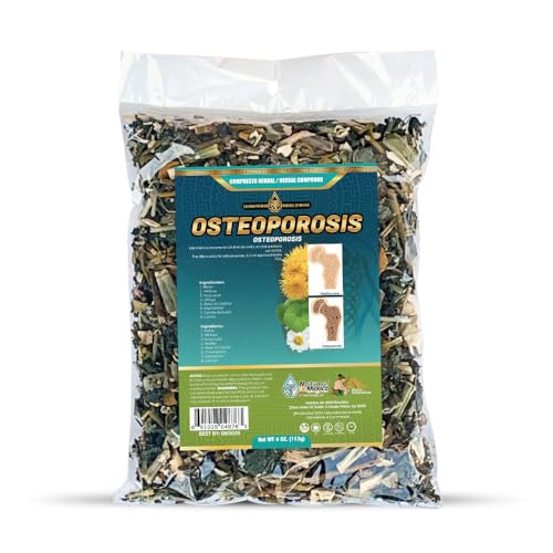 Natural de Mexico Compuesto Herbal Osteoporosis 4 onzas Te Tea 4 Oz