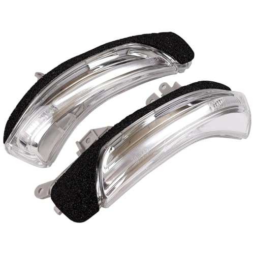 車用ウインカーミラー レンズ LED プリウス30系 プリウスα 40系 クラウン/マジェスタ200系 カムリ40系 マークXジオSAI 10系(前期) マークX 130系など用 ドアミラー サイドミラーウインカー アンバー 左右セット