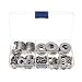 LinTin 270pcs M4 M5 M6 M8 M10 M12 Stal nierdzewna Zestaw do mycia płaskiego izolacji stałej uszczelki uszczelki metalowe uszczelki śrubowe z pudełkiem