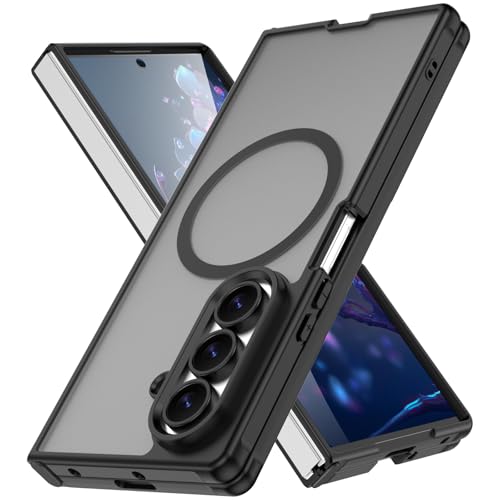 Coque Galaxy Z Fold 7 MagSafe : étui protection complète antichoc noir