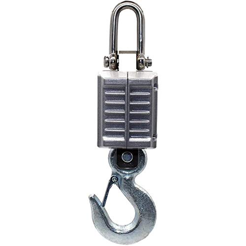 Idili 2200Lbs Digital Crane Scale, High Precision Ocs-S 1000Kg Aluminum Industrial Scales Heavy Duty Compact Hanging Scale Hoists Scale 0.5Kg (Ocs-S Silver) #TOP3