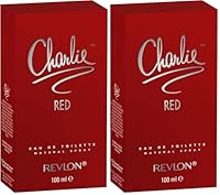 Revlon Charlie Eau de Toilette Spray, Red, 100ml (Pack of 2)