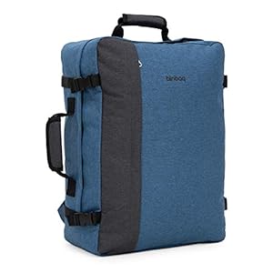 blnbag M3 Cabin Size Backpack, Ryanair handbagage rugzak 55 x 40 x 20 cm reisrugzak met laptopvak 17 inch, 35 liter donkerblauw