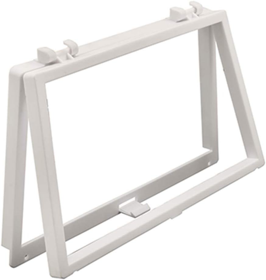 Prime-Line PL 14700 Wicket, 6-1/8 in. x 10-1/8 in., White Plastic (Single Pack)