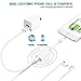 [Apple MFi Certified] Lightning Headphone Earphone Adapter Aux Splitter,Dual Lightning Adapter 2 in 1 Headphone Audio Charge Compatible with iPhone ipad Earphone Cable Accessories Support iOS 13