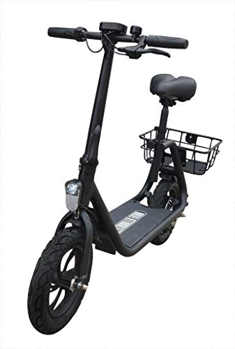 elrofu E-Scooter Power Seat 20km-RW 350W 8AH 21 km/h Leistungstarker Elektroroller E-Roller Elektro Roller E Tretroller - 5