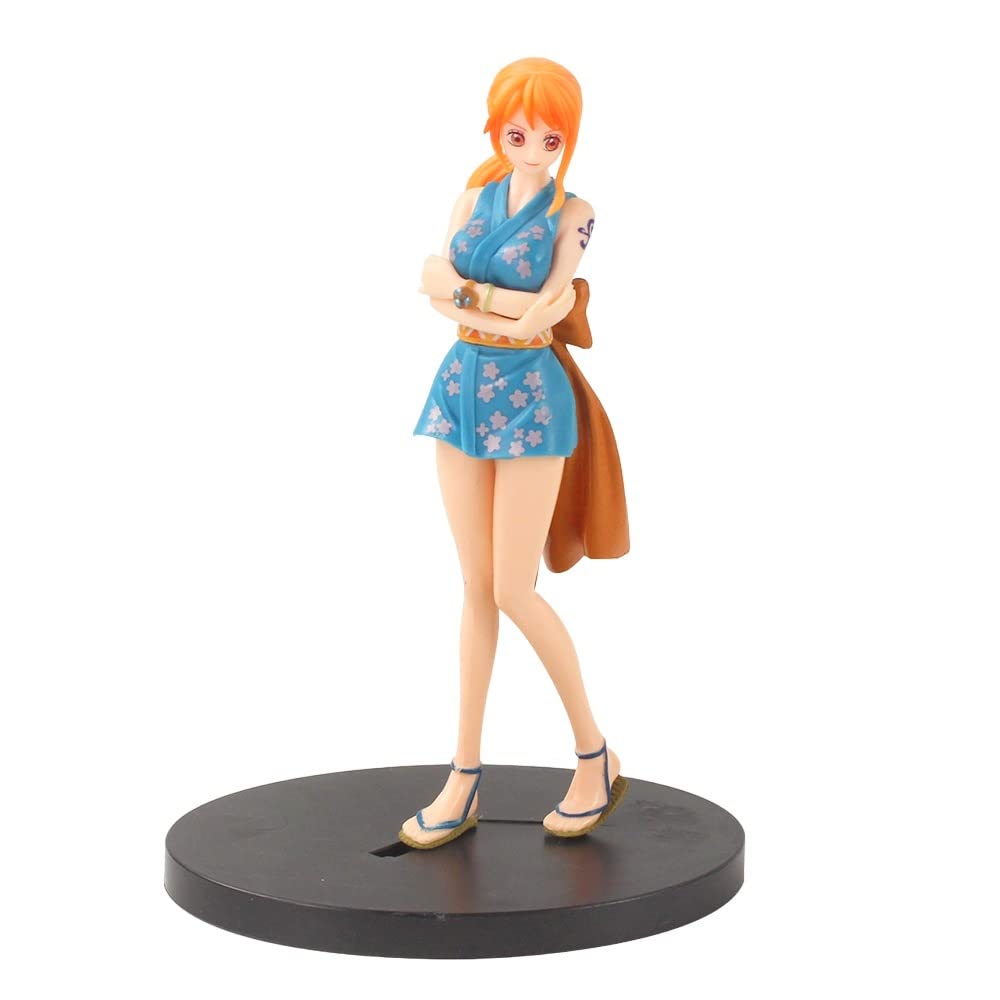 One Piece Nami Kimono Action Figure 16cm PVC Anime Figure Weeb Manga