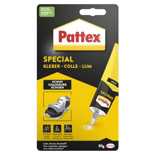 Pattex Colle Spéciale Chaussures - tube 30 gr, Argenté