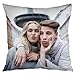 Kufutee Cuscino personalizzato con foto 45,7 x 45,7 cm, cuscino fotografico personalizzato con immagine/testo, decorazione per la casa, compleanno, Natale, anniversario, regalo di San Valentino, immagine