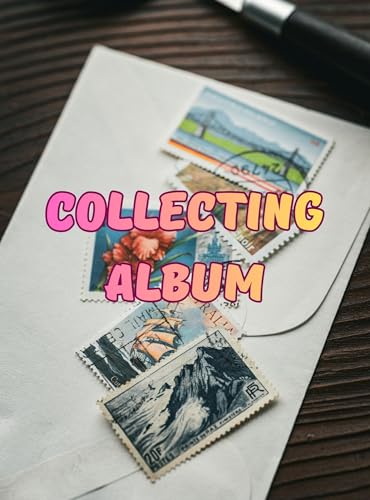 Stamps Collecting Album: Junk Journal for Stamp Puncher for Kids, Self-punched Stamps Book for Adults