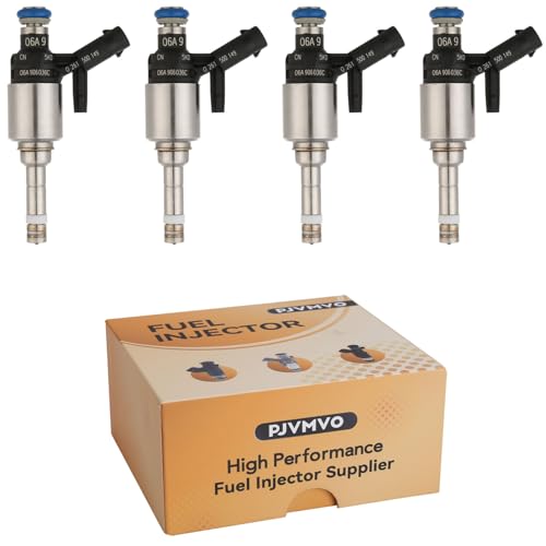 Set of 4 TFSI-Turbo 1.8L Fuel Injectors,Compatible with/VW 1.8 Jetta Golf Passat Beetle 2014-2018 |OE#06A906036C|