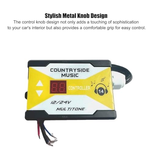 Controlador de sonido de bocina para coche con módulo de música multitono integrado 5