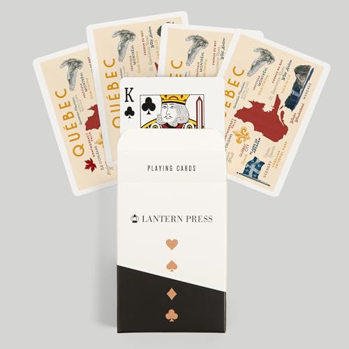 52 Naipes de Poker Quebec Canadá, Tipografía e Iconos miniatura 6