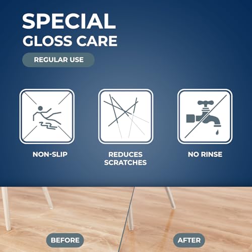 STARWAX - Special Gloss Care Product for Laminate Floors - Cleans and Restores Gloss - Non-Slip - No-Rinse - 5L - Up To 3,600m²