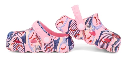 Image of INMINPIN Kids Cute Clogs Cartoon Garden Shoes Boys Girls Slides Slippers Indoor Outdoor Children Water Shower Beach Pool Sandals
