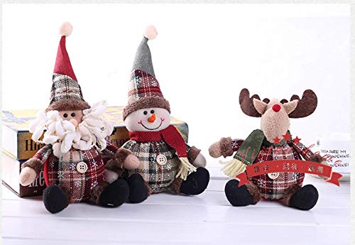 Amazon Co Jp クリスマス飾り かわいい おもちゃ サンタクロース 雪だるま 鹿の小人形 クリスマスツリー飾り クリスマス雑貨 オーナメント 玄関 部屋 テーブル置物 クリスマス パーティー装飾 3個セット 家電 カメラ