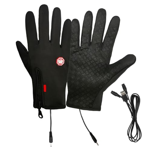 Cold Weather Hand Warmer Heating Gloves for Men and Women - Heated Gloves That Work With Phones, Electric Hand Warmers for Travel, Cycling, Fishing, Camping, Running, Skiing, Hunting