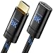 deleyCON 0,5m 8K HDMI 2.1 Verlängerungskabel - für TV, Monitor, PS4, PS5, Xbox, Dolby Atmos Soundbar EARC HDR10+ 48Gbps Kabel Verlängerung Kupplung Adapter - 8K@60Hz, 4K@120Hz/144Hz, 2K@240Hz