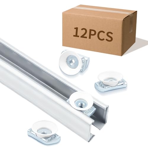 AOIGU 12PCS Strut Channel Cone Nuts,1/4-20" Galvanized Unistrut Hardware Accessories,Twirl Nuts for SuperStrut Channels