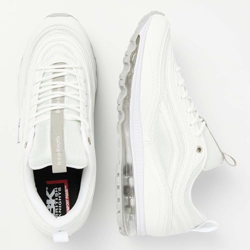 British Knights Zion półbuty męskie typu sneaker, biały, biały, jasnoszary, 46 EU
