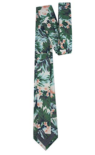 Image of Kebocis Mens Skinny Cotton Floral Tie for Men