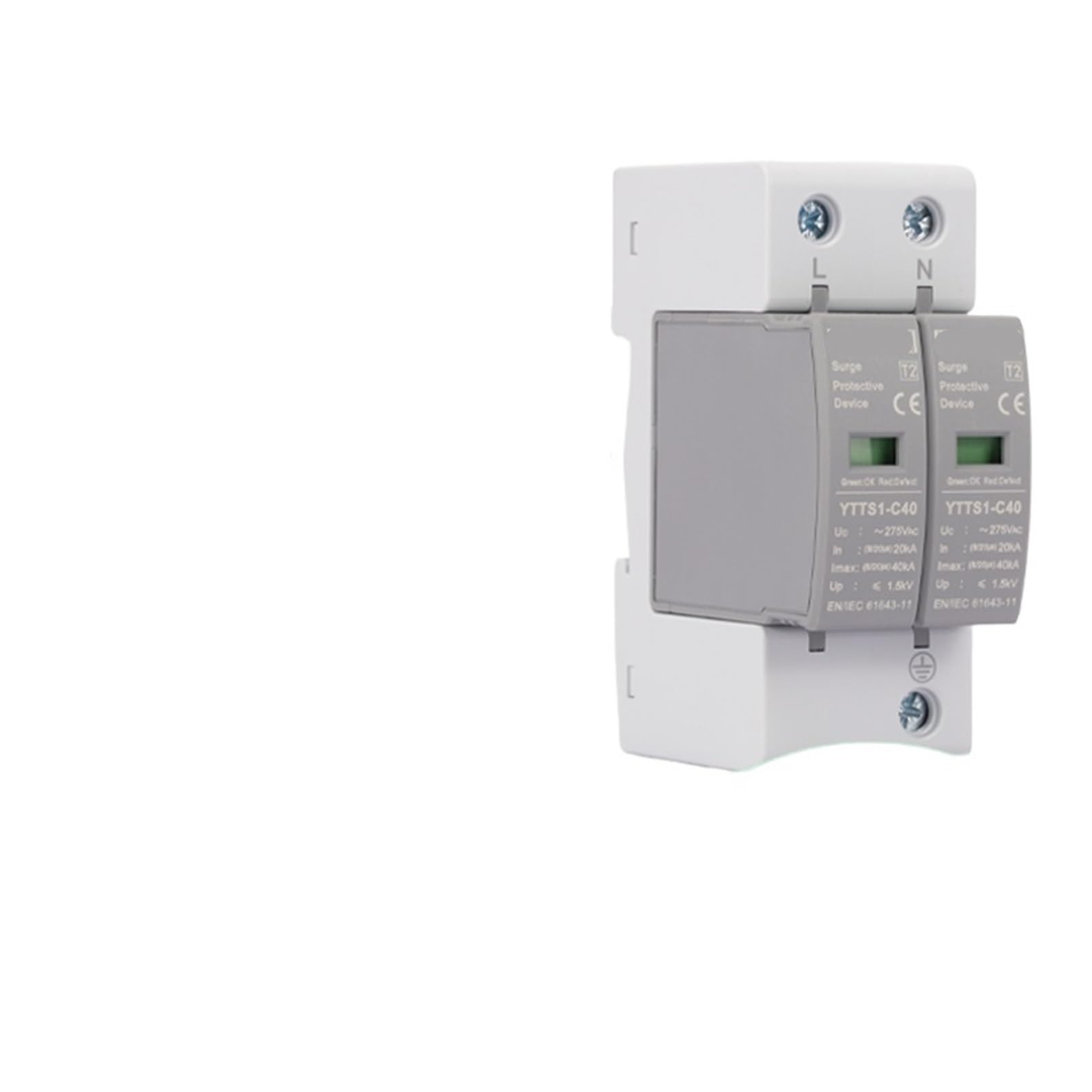 Parafoudre SPD 4P 420V MYRRHE contre les surtensions domestiques AC 20KA-40KA
