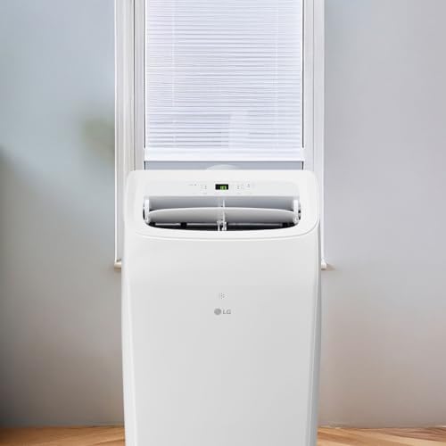 Image of LG 10,200 BTU (DOE) / 14,000 BTU (ASHRAE) Smart Portable Air Conditioner, Cools 450 Sq.Ft. (18' x 25' room size),Smartphone & Voice Control works with LG ThinQ, Amazon Alexa and Hey Google, 115V