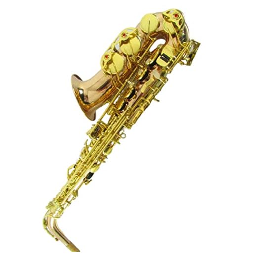 Keshuo E Platt Alto Saxofon Tvåton Fosfor Brons Kropp Lackerad Gyllene Nyckel Saxofon nybörjare Mässing Saxofoner