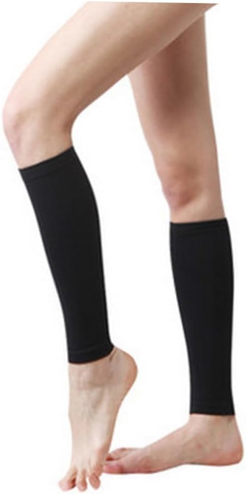 1pair Socks Alternative Women Leg Sleeves Compression Socks for Varicose Veins Crew Effect