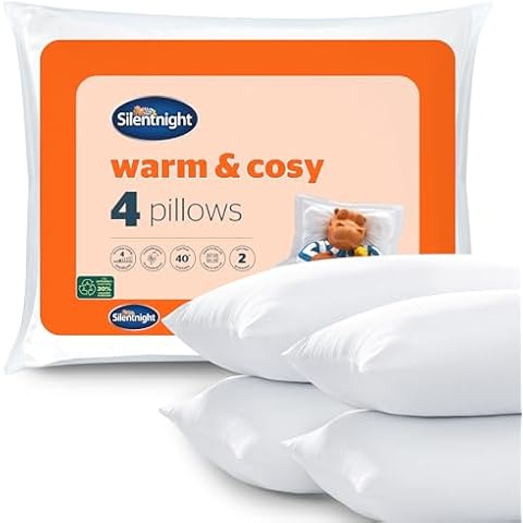 Silentnight Warm & Cosy Pillows 4 Pack Cover