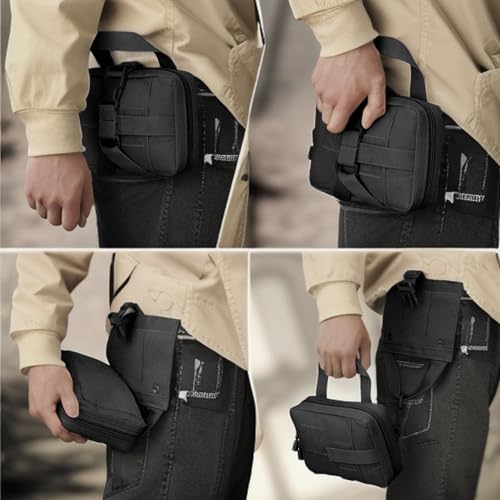 Bolsa tática EMT, kit de primeiros socorros IFAK Tearable Tearable, kit tático de primeiros socorros