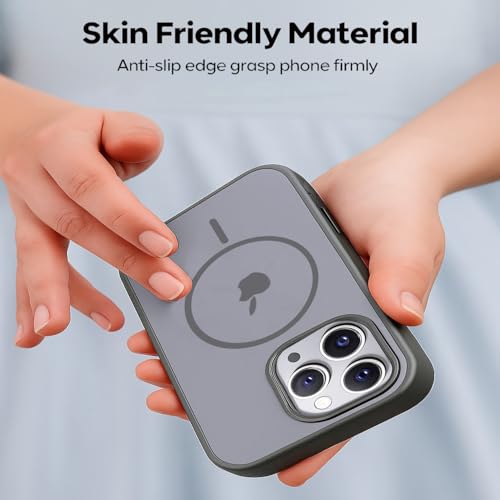 Image of AIBEX Protective OStand Case Compatible for Apple iPhone 17 MagSafe Compatible | Slim Back Cover with Camera Lens Protection, Strong Magnetic Support & Anti-Slip Grip | Military Grade Drop Protection
