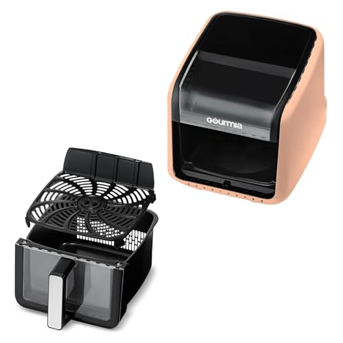 Gourmiaspanorama7quartdigitalairfryerwithpanoramicviewingwindowholographicdisplay12cookingpresetsfryforce360technologydishwashersafenonstickbasket1500wattspeach Urban Country Home Decor Gourmias panorama 7 quart digital air fryer with panoramic viewing window holographic display 12 cooking presets fryforce 360 technology dishwasher safe nonstick basket 1500 watts peach urban country home decor