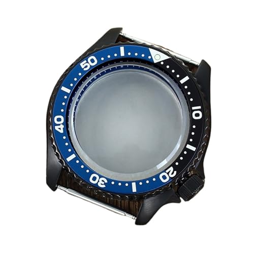 1pc �@�B���������v�P�[�X Mod ���i�T�t�@�C�A�N���X�^���P�[�X Nh35 Nh36 4R36 �^�� SKX007SKX013 120Clicks(BLUE Chapter ring 6)