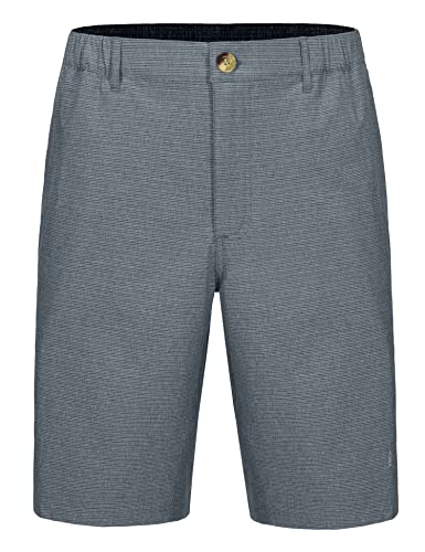 Image of Little Donkey Andy 12 Inch Inseam Golf Shorts for Men Bermuda Quick Dry Elastic Waist Shorts for Hiking Travel Casual