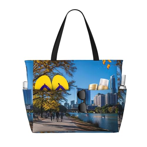 Sac de shopping et de travail Austin Texas, le grand sac à main décontracté du quotidien