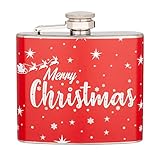 Merry Christmas Ugly Christmas 5 oz. Stainless Steel Flask