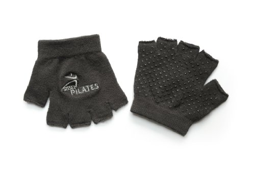 Sissel - Guantes de Pilates para Adulto (Talla única), Color Negro Cover