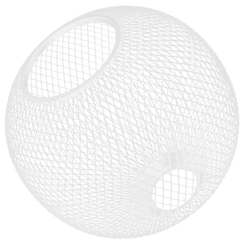 Besportble 3U46961616FOO Wrought Iron Hollow Lampshade, Metal Wire Cage Lamp Guards Mesh Pendant Light Shade Hollow Out Light Bulb Cage Covers Chandelier Lampshade Replacement cover